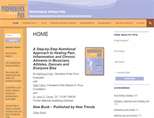 Tablet Screenshot of performancewithoutpain.com